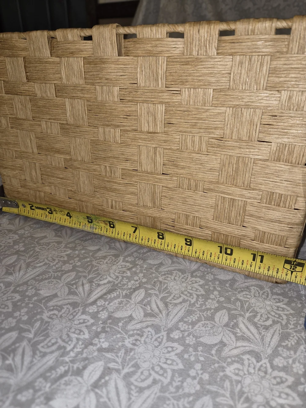 Woven Natural Storage Basket - Neutral Tan